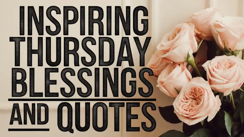 Inspiring Thursday Blessings and Quotes