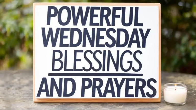 Powerful Wednesday Blessings and Prayers