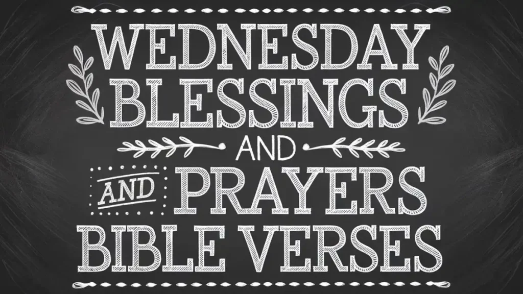 wednesday bible verses