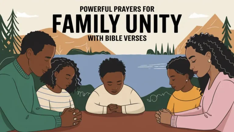 Powerful Prayers for Family Unity With Bible Verses