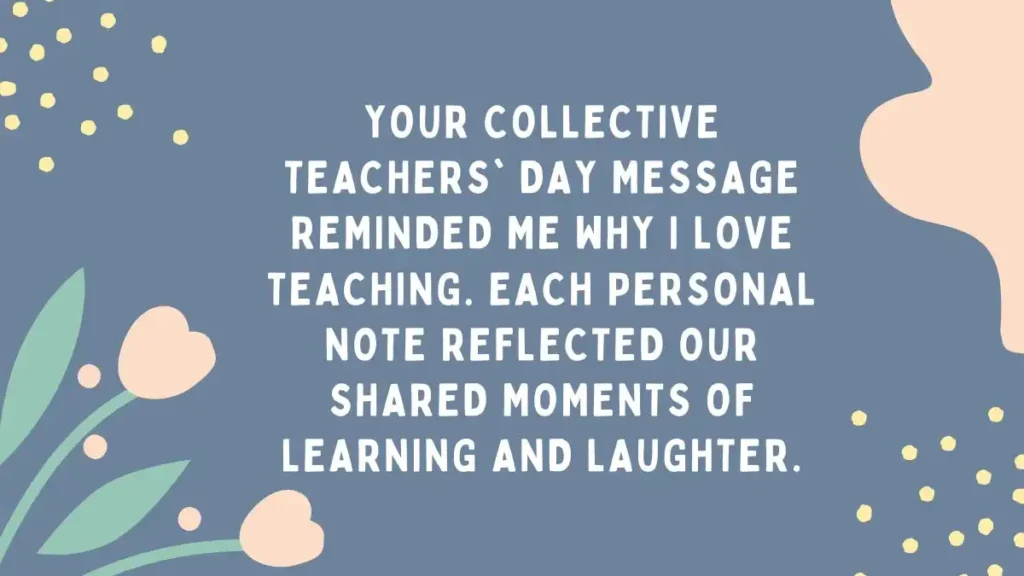 Teachers Day Gratitude Expressions