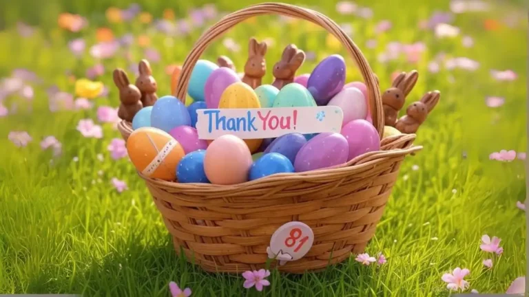 Thank You Messages for Easter Wishes