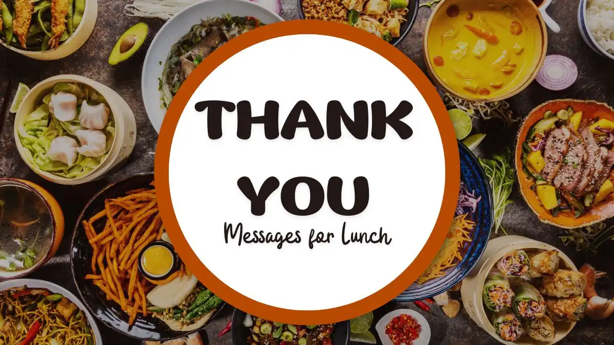 Thank You Messages for Lunch