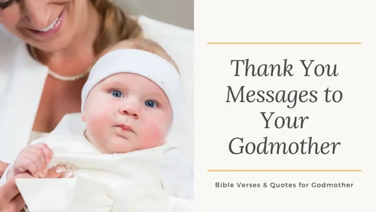 Thank You Messages to Your Godmother