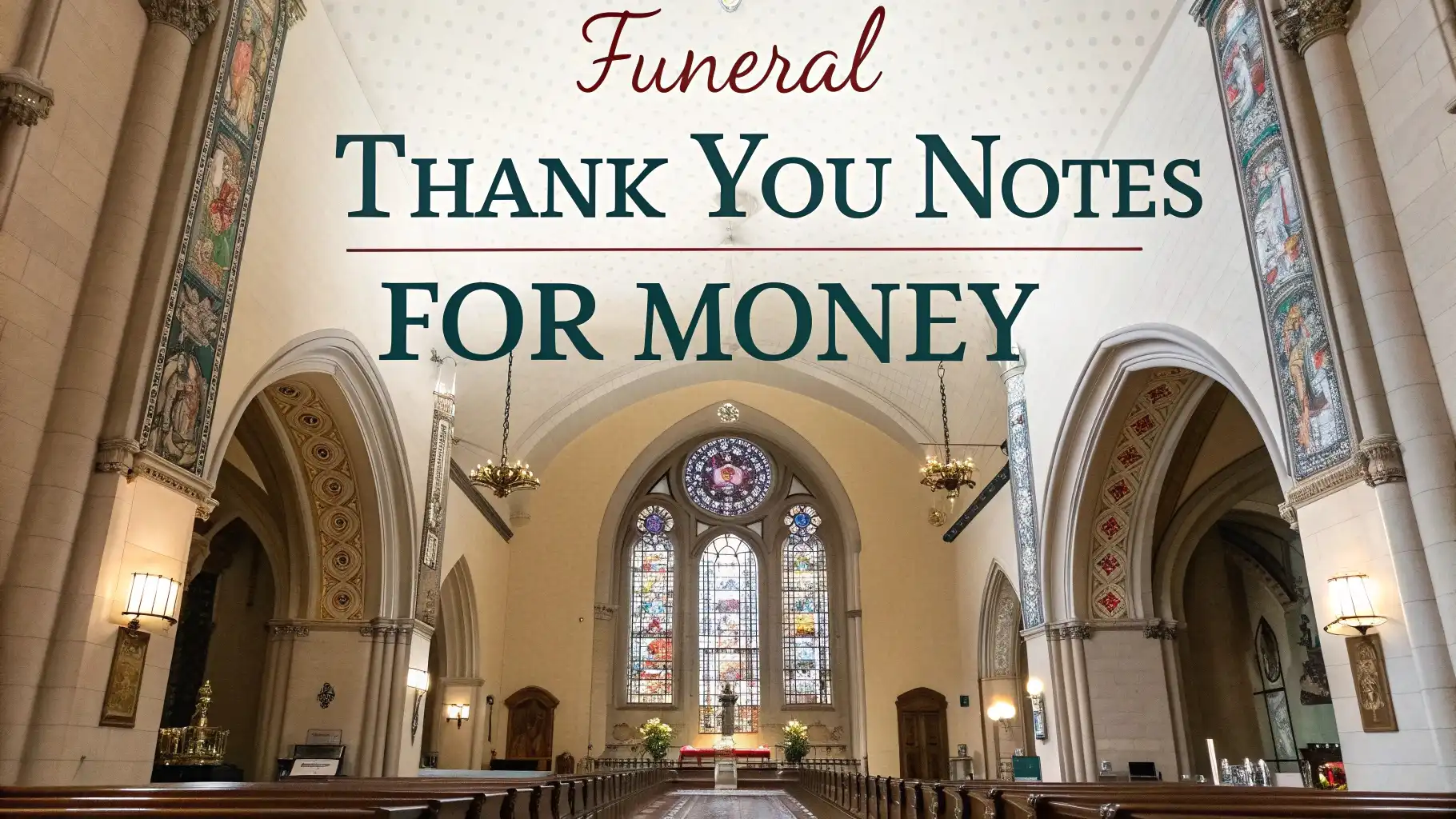 Funeral Thank You Notes For Money